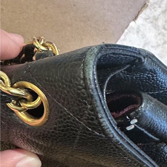 Chanel double flap bag quilted caviar jumho - Picture 17 of 17